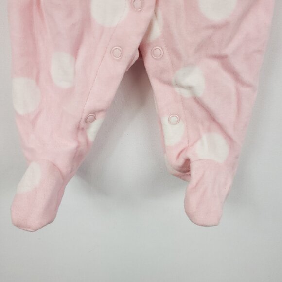 Carters 2 Pack Long Slv Footed Onesies Baby Girls Newborn Pajamas - Picture 11 of 16